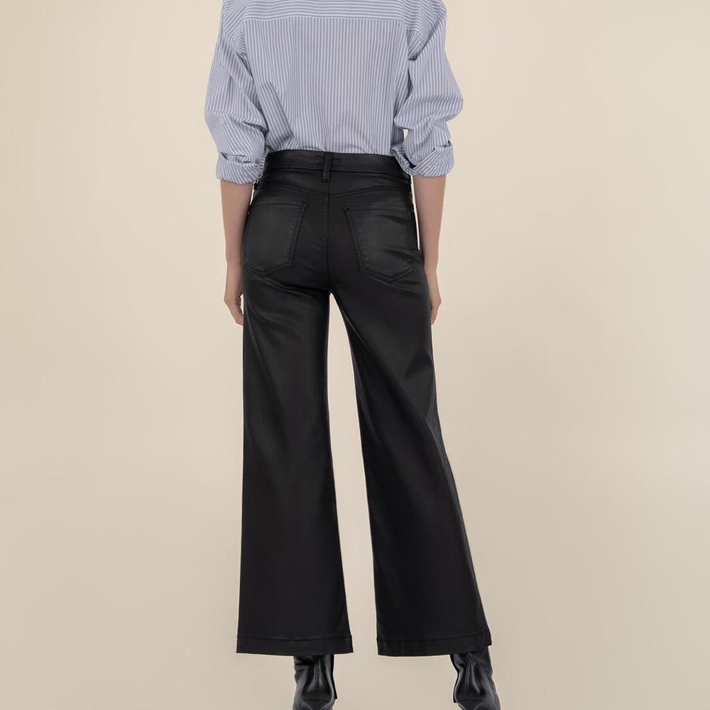 Kut from the Kloth Black Wide Leg Pants - Picture 2 of 12